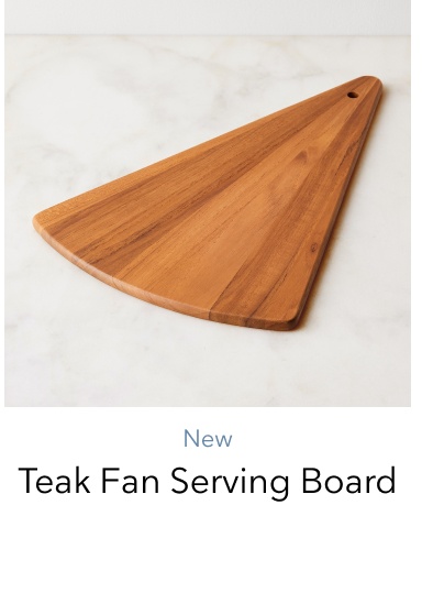 Teak Fan Serving board