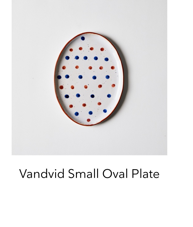 Small oval plate