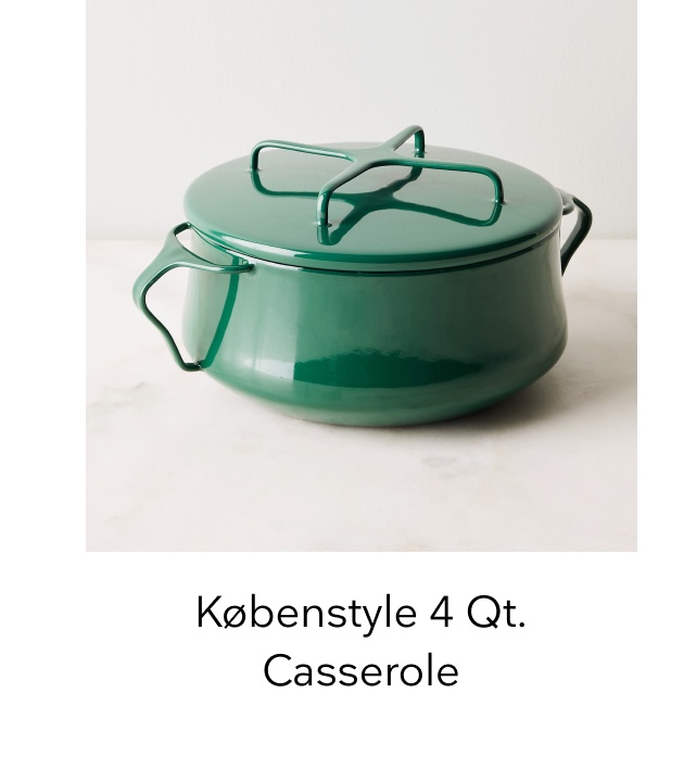 Dansk Kobenstyle 4 qt Casserole- Teal